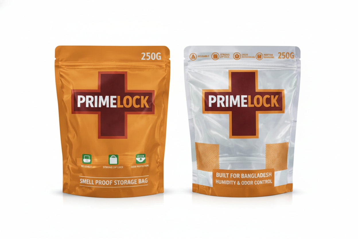 PrimeLock 250 GRAM Smell Proof Storage Bags | 100 Pack | Free Shipping product image