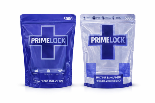 PrimeLock 500 GRAM Smell Proof Storage Bags | 100 Pack | Free Shipping product image